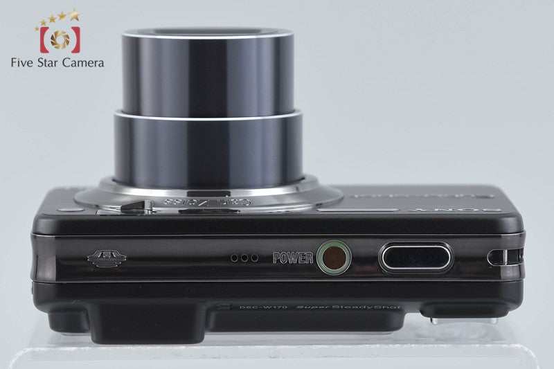 Sony Cyber-Shot DSC-W170 Black 10.1 MP Digital Camera [Japanese Language Only]
