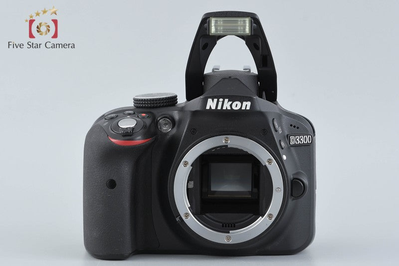 Nikon D3300 Black 24.2 MP DSLR 18-55mm VR II Lens