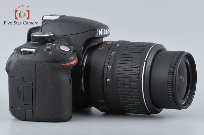 "Shutter count 523" Nikon D3200 Black 24.2 MP DSLR 18-55 VR Lens