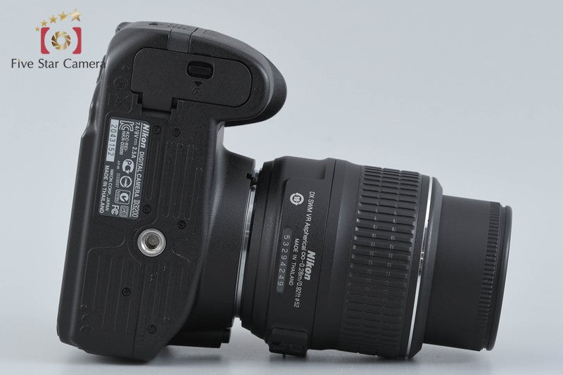"Shutter count 523" Nikon D3200 Black 24.2 MP DSLR 18-55 VR Lens