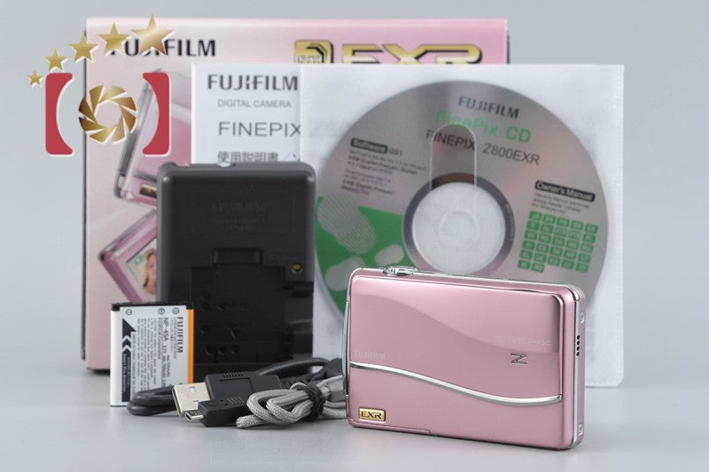 Fujifilm FinePix Z800EXR Pink 12.0 MP Digital Camera w/ Box