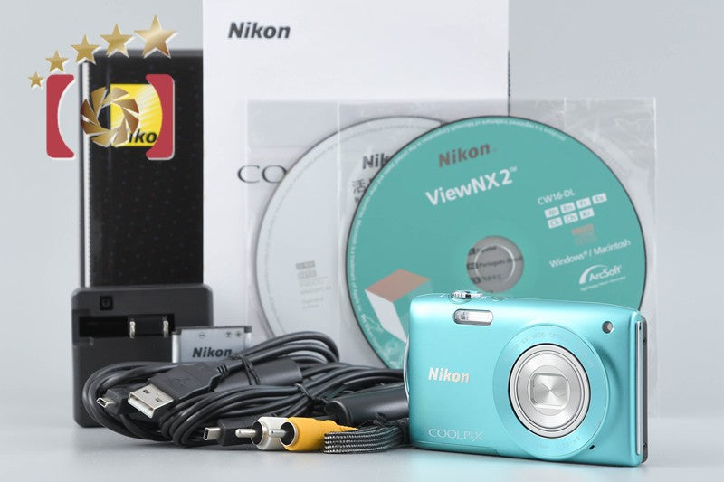 Nikon COOLPIX S3300 Mint Green 16.0 MP Digital Camera w/ Box