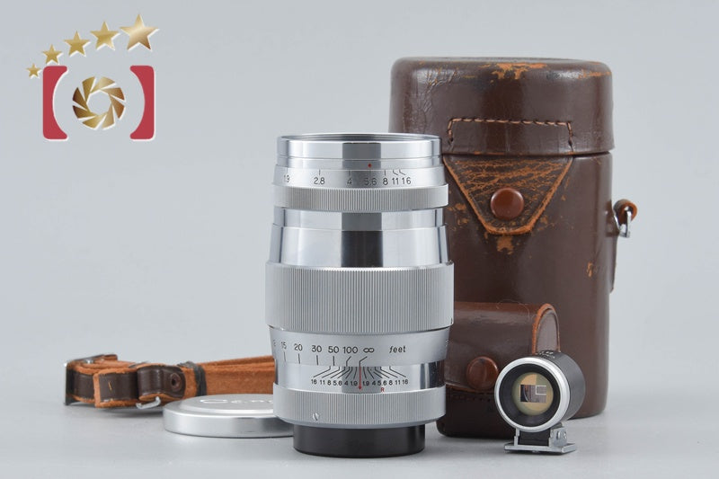 Canon 85mm f/1.9 L39 LTM Leica Thread Mount Lens w/ 85mm Viewfinder