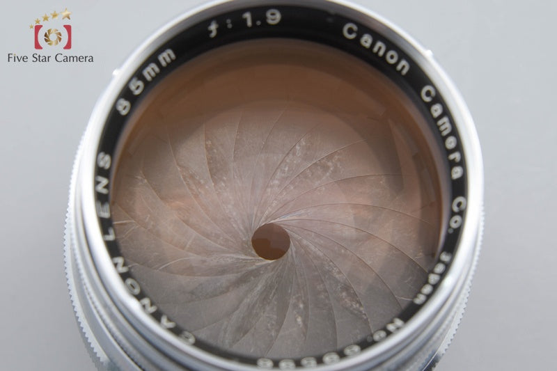 Canon 85mm f/1.9 L39 LTM Leica Thread Mount Lens w/ 85mm Viewfinder