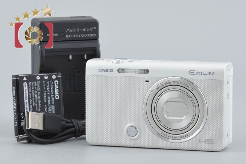 Casio HIGH SPEED EXILIM EX-ZR70 White 16.1 MP Digital Camera