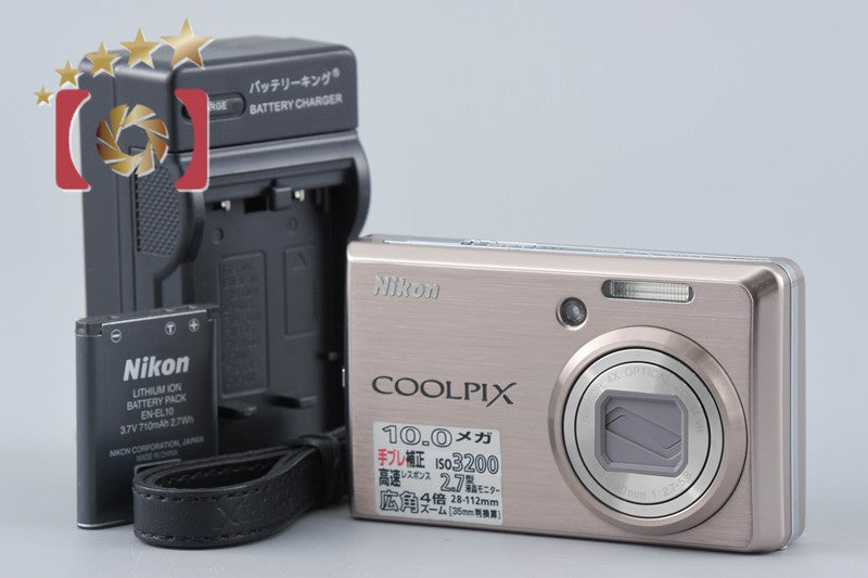 Nikon COOLPIX S600 Pink Gold 10.0 MP Digital Camera