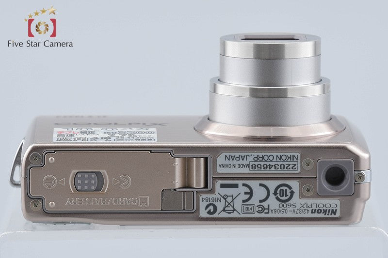 Nikon COOLPIX S600 Pink Gold 10.0 MP Digital Camera