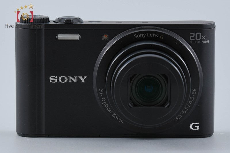 SONY Cyber-shot DSC-WX300 Black 18.2 MP Digital Camera [Multiple Languages]
