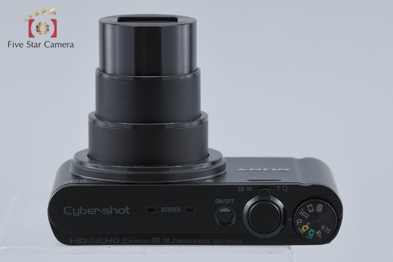 SONY Cyber-shot DSC-WX300 Black 18.2 MP Digital Camera [Multiple Languages]