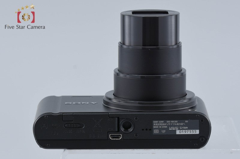 SONY Cyber-shot DSC-WX300 Black 18.2 MP Digital Camera [Multiple Languages]