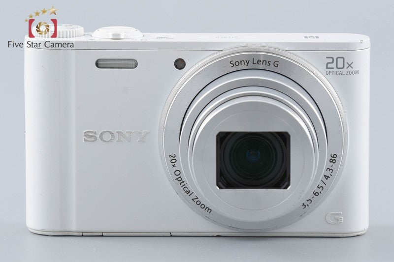 Sony Cyber-Shot DSC-WX350 White 18.2 MP Digital Camera [Multiple Languages]