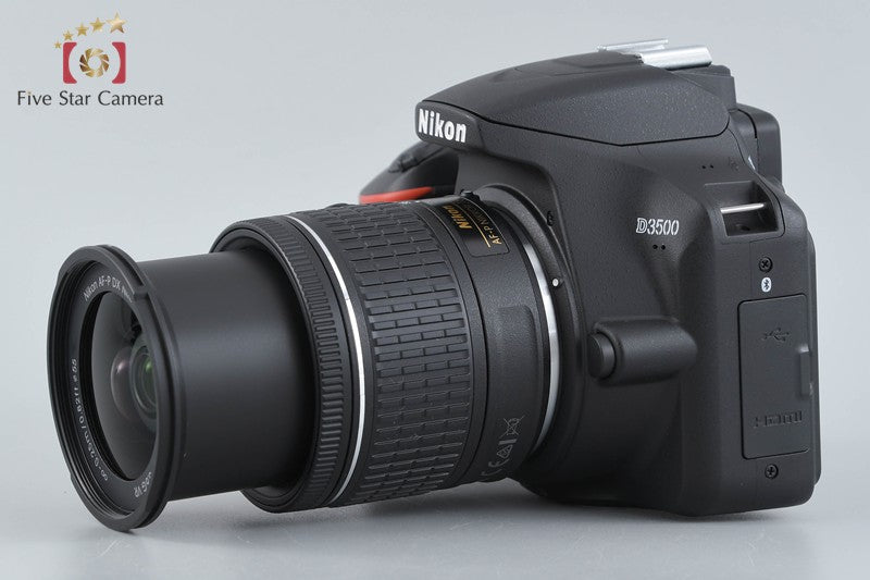 "Count 905" Nikon D3500 Black 24.8 MP DSLR Camera 18-55 VR Lens