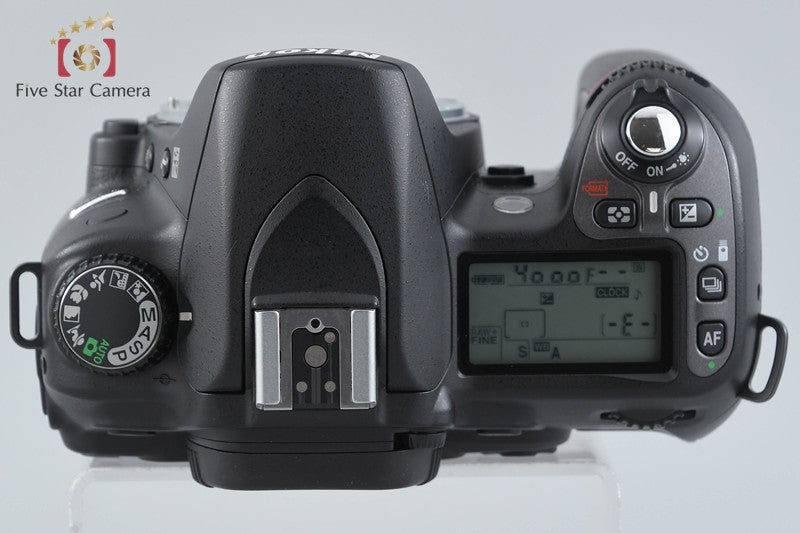 "Shutter count 3,704" Nikon D80 10.2 MP Digital SLR Camera Body
