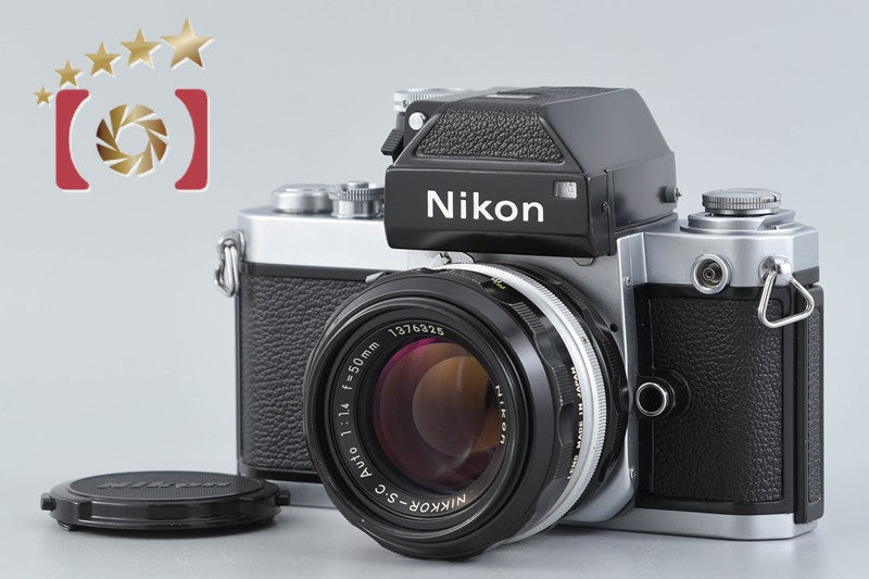 Nikon F2 Photomic Silver + NIKKOR-S.C Auto 50mm f/1.4 Non Ai Lens