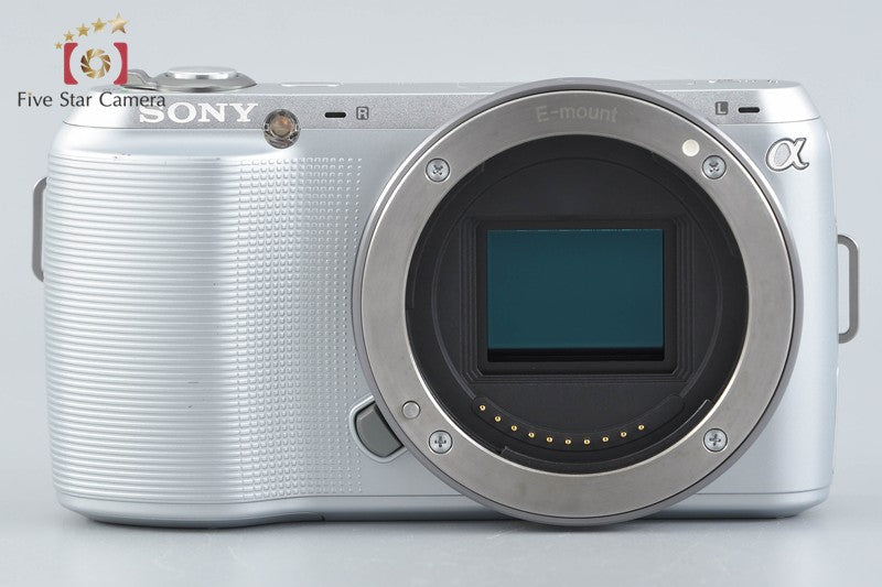 "Count 4,829" Sony α NEX-C3 Silver 16.2 MP 18-55 Lens [Japanese Language Only]