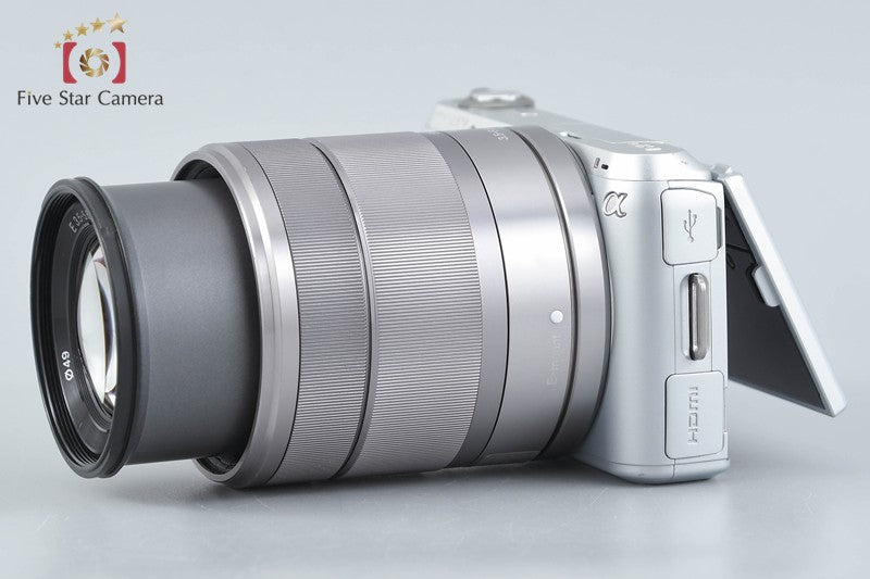"Count 4,829" Sony α NEX-C3 Silver 16.2 MP 18-55 Lens [Japanese Language Only]