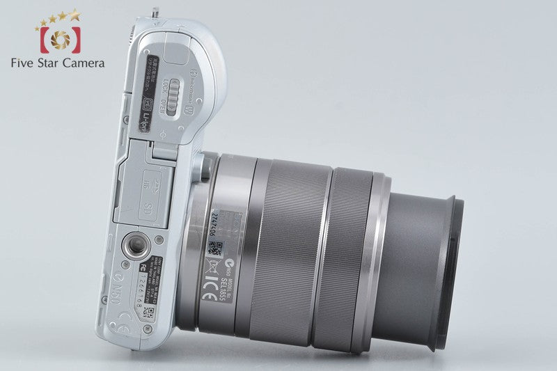 "Count 4,829" Sony α NEX-C3 Silver 16.2 MP 18-55 Lens [Japanese Language Only]