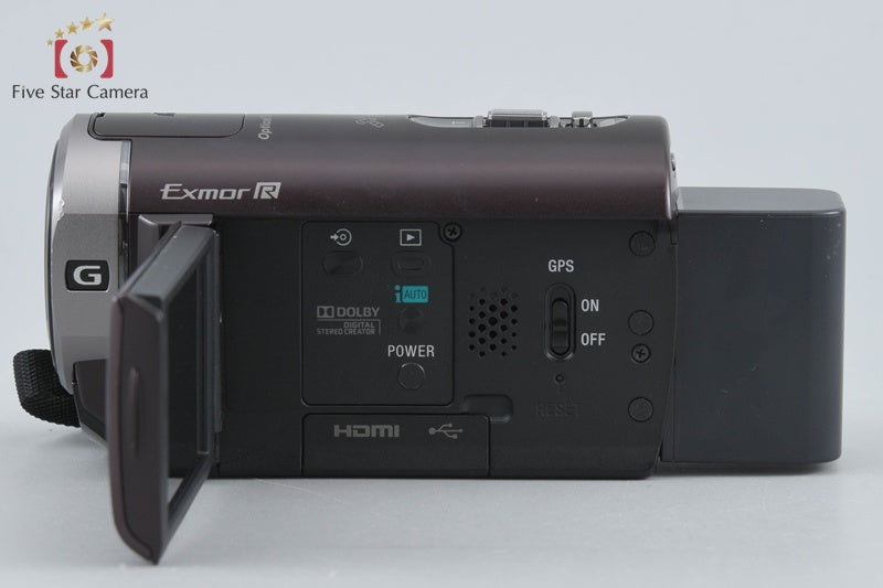 Sony Handycam HDR-CX370V Brown Full HD Camcorder [Japanese Language Only]