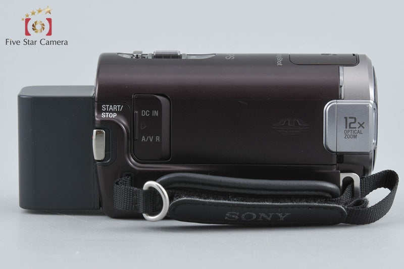 Sony Handycam HDR-CX370V Brown Full HD Camcorder [Japanese Language Only]