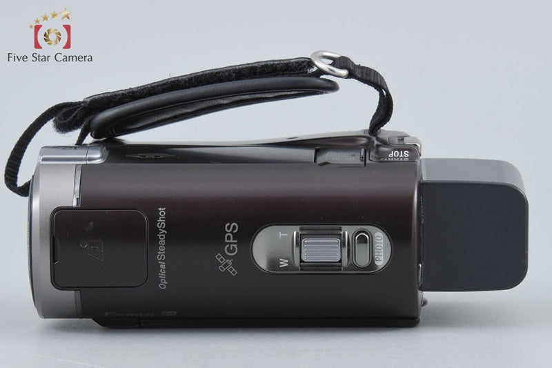 Sony Handycam HDR-CX370V Brown Full HD Camcorder [Japanese Language Only]