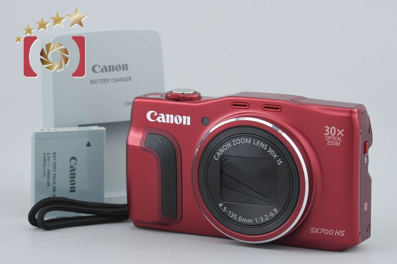 Canon PowerShot SX700 HS Red 16.1 MP Digital Camera