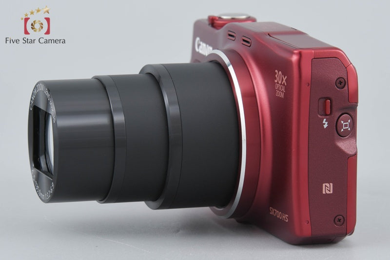 Canon PowerShot SX700 HS Red 16.1 MP Digital Camera