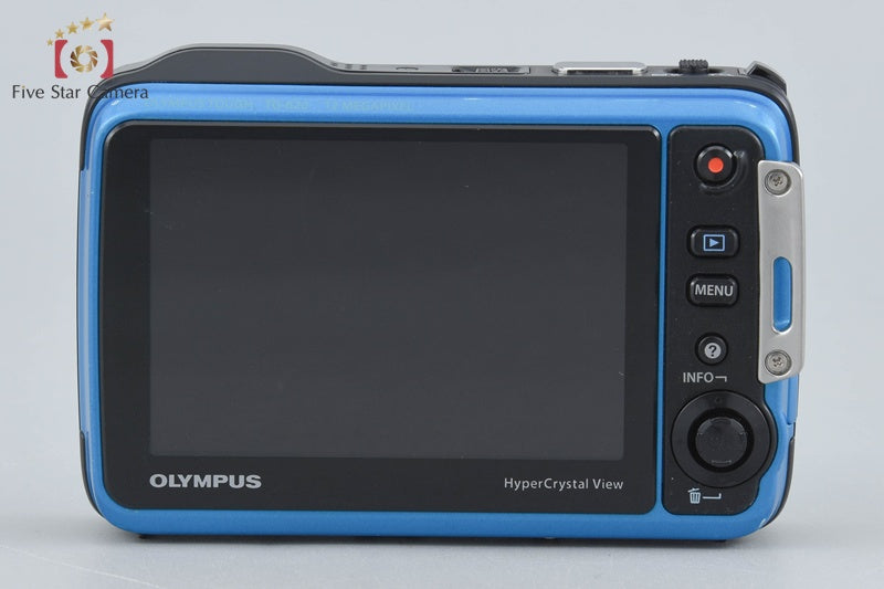"Count 1,702" Olympus Tough TG-620 Blue 12.0 MP 5m Waterproof Digital Camera