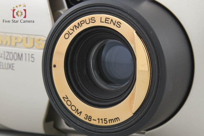 Olympus μ[mju:] ZOOM 115 DELUXE 35mm Point & Shoot Film Camera