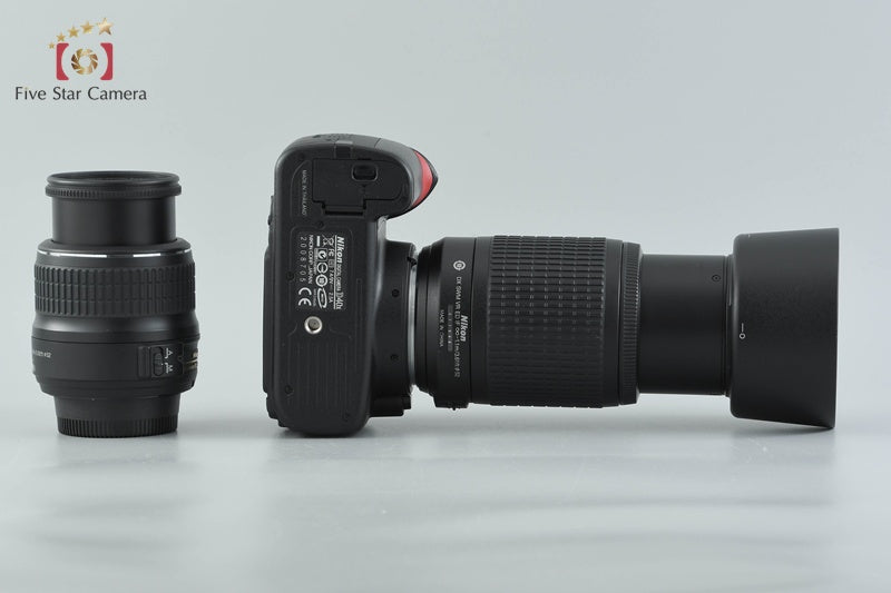 "Count 547" Nikon D40x 10.2 MP DSLR AF-S DX 18-55 55-200 Lenses
