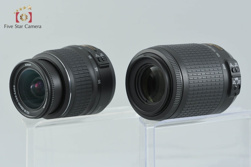 "Count 547" Nikon D40x 10.2 MP DSLR AF-S DX 18-55 55-200 Lenses