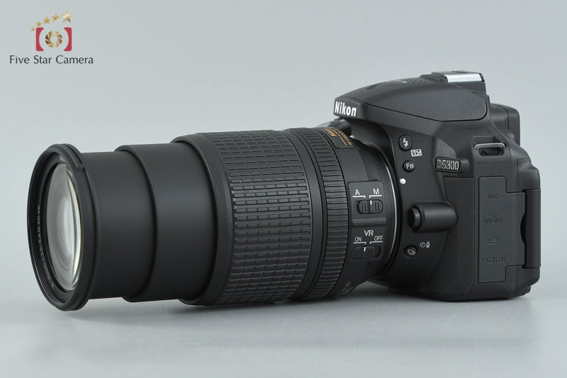 "Shutter count 404" Nikon D5300 Black 24.2 MP DSLR Camera 18-140 VR Lens
