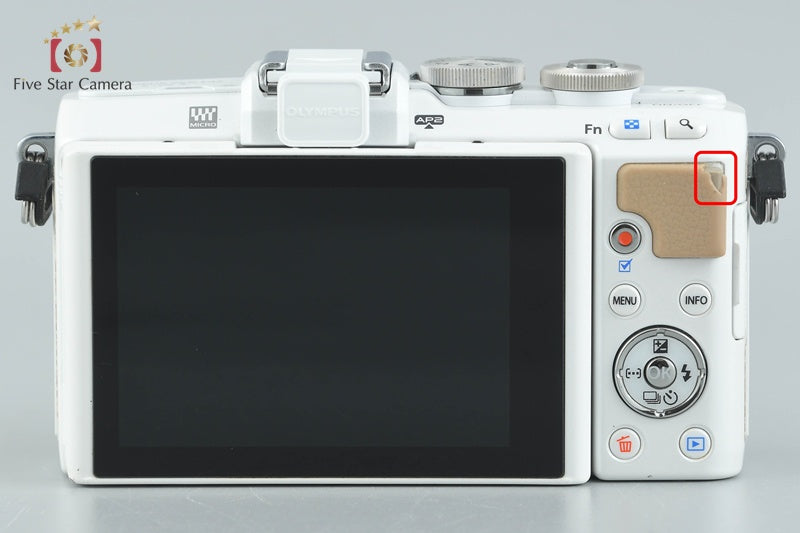 "Count 4,888" Olympus PEN Lite E-PL7 White 16.1 MP 14-42 40-150 Lenses