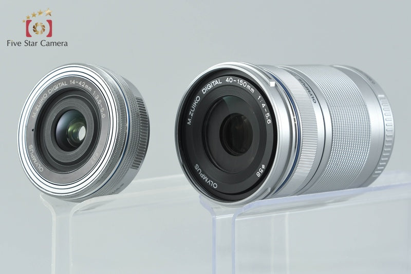 "Count 4,888" Olympus PEN Lite E-PL7 White 16.1 MP 14-42 40-150 Lenses