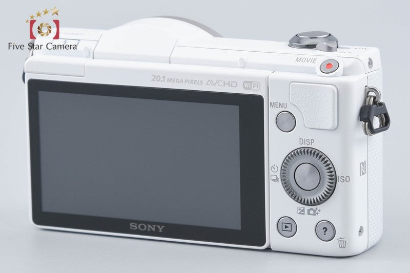 Sony Alpha a5000 ILCE-5000 White 20.1 MP 16-50 55-210 [Multiple Languages]