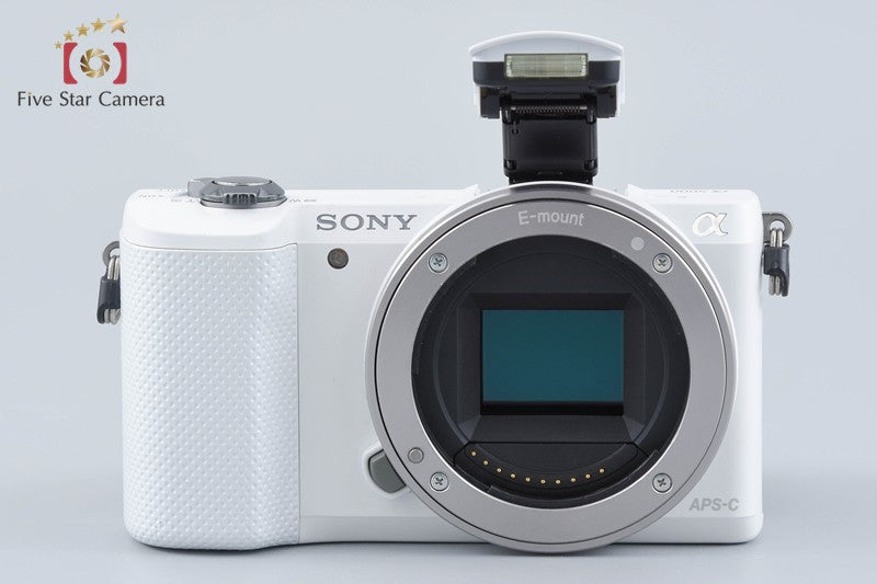 Sony Alpha a5000 ILCE-5000 White 20.1 MP 16-50 55-210 [Multiple Languages]