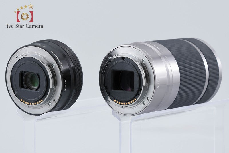 Sony Alpha a5000 ILCE-5000 White 20.1 MP 16-50 55-210 [Multiple Languages]