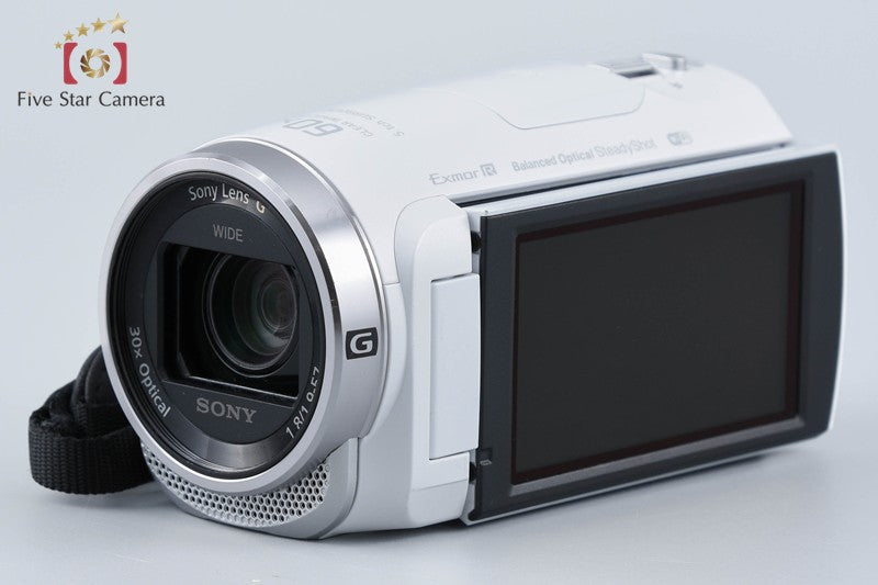 Sony Handycam HDR-CX680 White Digital HD Camcorder [Multiple Languages]