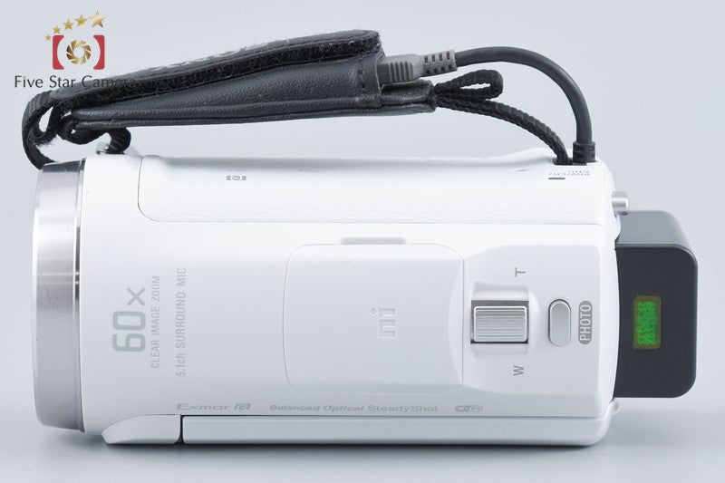 Sony Handycam HDR-CX680 White Digital HD Camcorder [Multiple Languages]