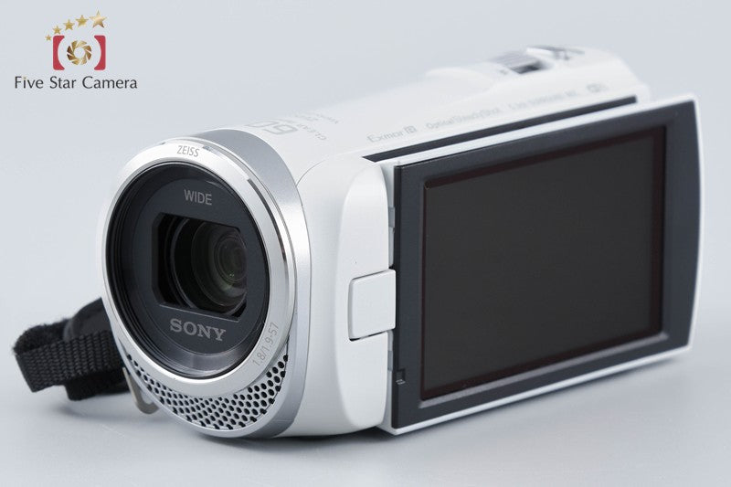 Sony Handycam HDR-CX485 White HD Digital Video Camera [Japanese Language Only]
