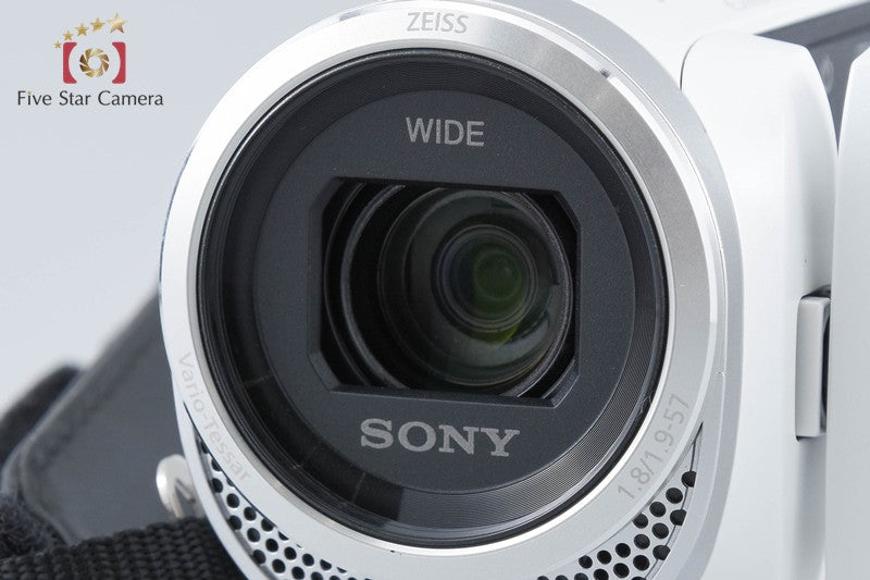 Sony Handycam HDR-CX485 White HD Digital Video Camera [Japanese Language Only]