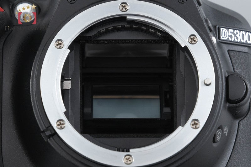 Nikon D5300 Black 24.2 MP DSLR Camera Body