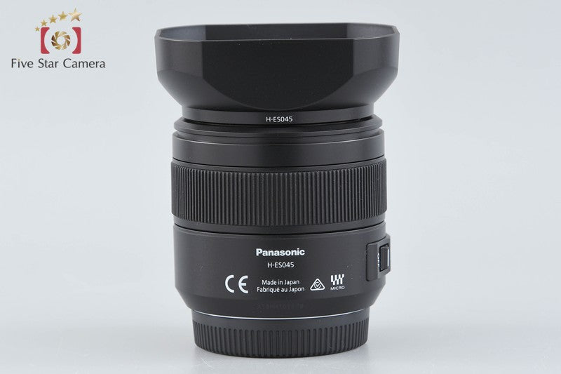 Panasonic LUMIX LEICA DG MACRO-ELMARIT 45mm f/2.8 ASPH. H-ES045 [Never Used]