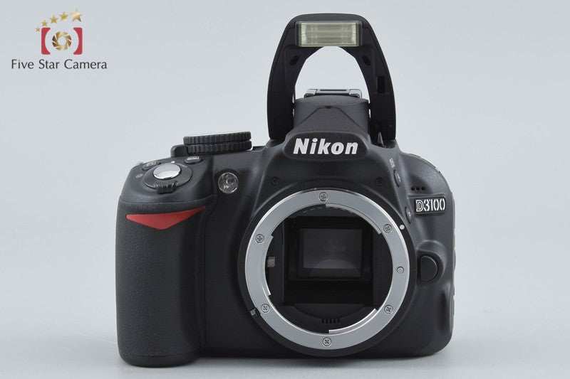 "Shutter count 61" Nikon D3100 Black 14.2 MP Digital SLR Camera 18-55 VR Lens