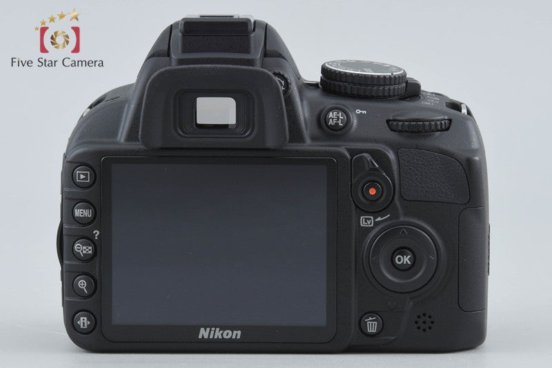 "Shutter count 61" Nikon D3100 Black 14.2 MP Digital SLR Camera 18-55 VR Lens