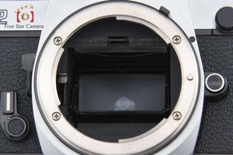 Nikon FE2 Silver 35mm SLR Film Camera Body