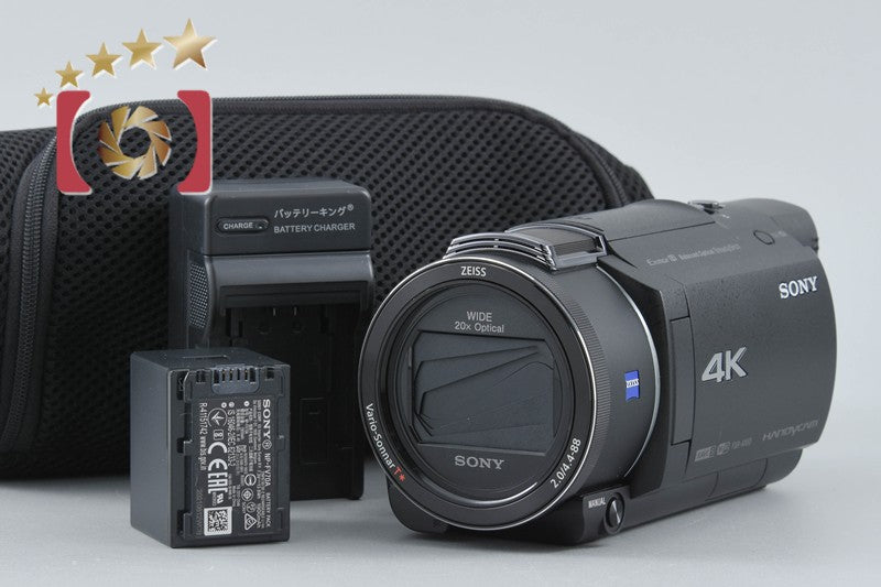 SONY HANDYCAM FDR-AX60 4K Digital Camcorder [Japanese Language Only]