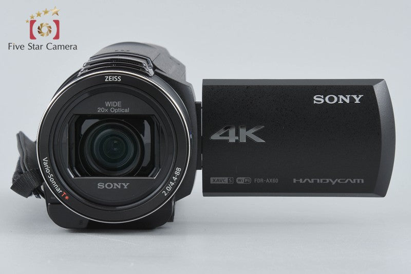SONY HANDYCAM FDR-AX60 4K Digital Camcorder [Japanese Language Only]