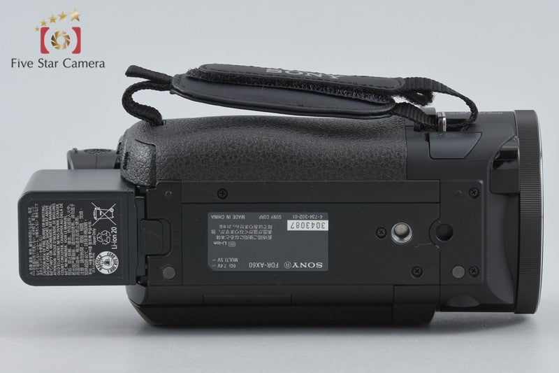 SONY HANDYCAM FDR-AX60 4K Digital Camcorder [Japanese Language Only]