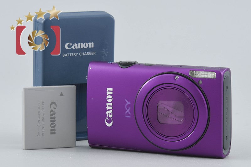 Canon IXY 600F Purple 12.1 MP Digital Camera