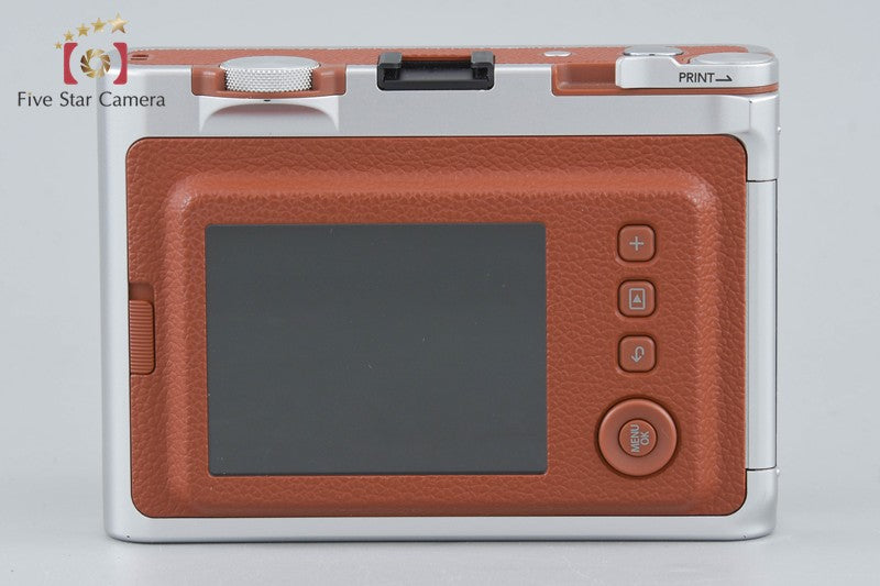 Fujifilm Instax Mini Evo Brown Hybrid Instant Film Camera w/ Box